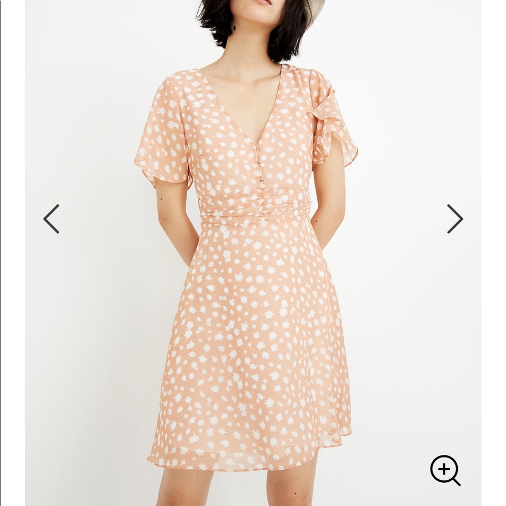 Madewell Ruched Waist Minidress Size 12